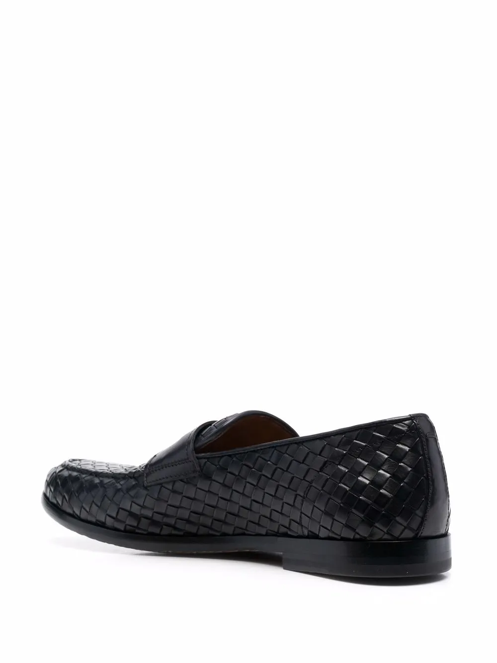 Woven Leather Loafers