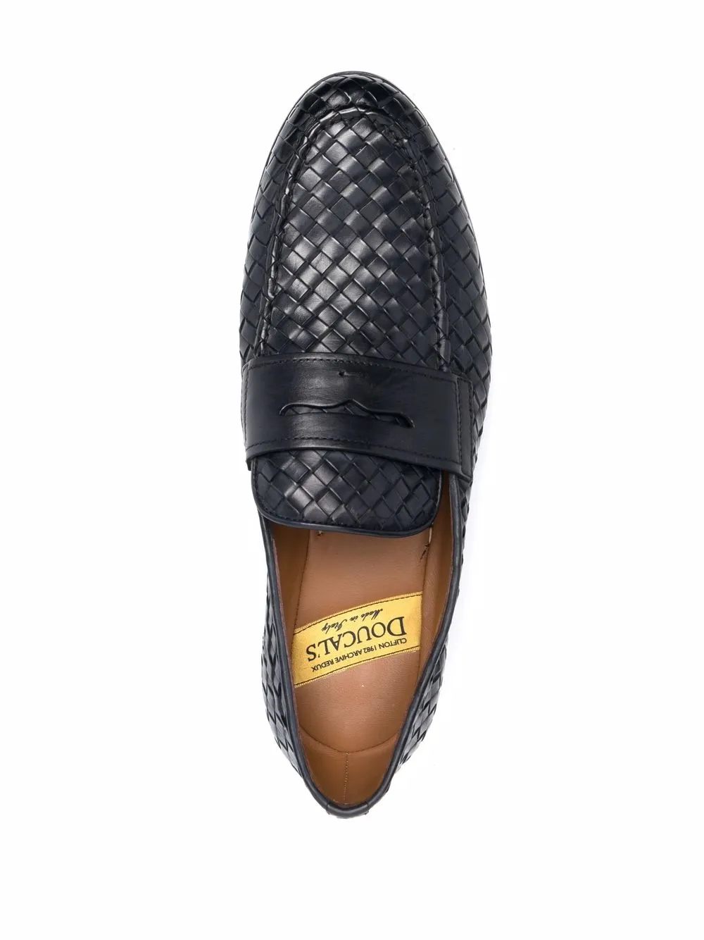 Woven Leather Loafers