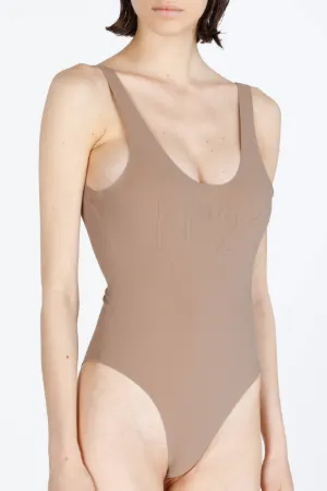 Elle Logo-Appliqué Swimsuit