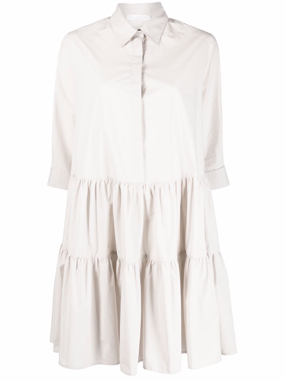 Fabiana Filippi Cotton Shirt Tiered Dress - Farfetch