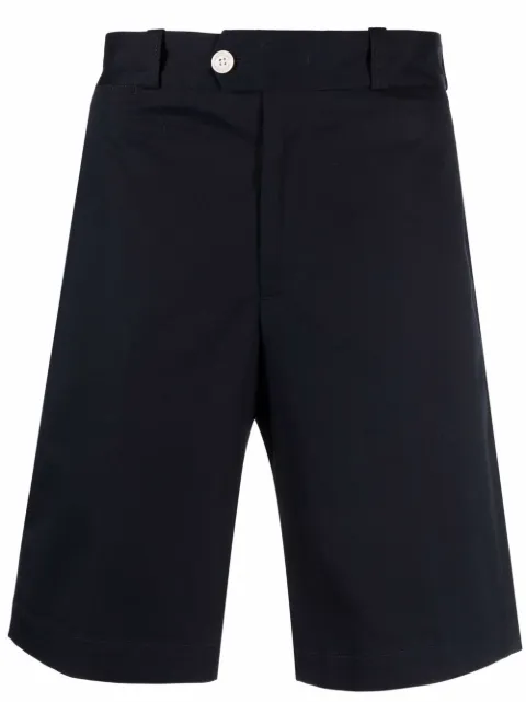Moncler off-centre button shorts