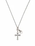 Emanuele Bicocchi cross-charm necklace - Silver