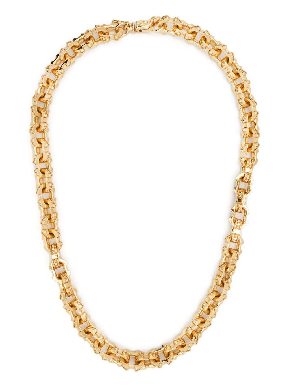 

Emanuele Bicocchi gold plated spike chain necklace