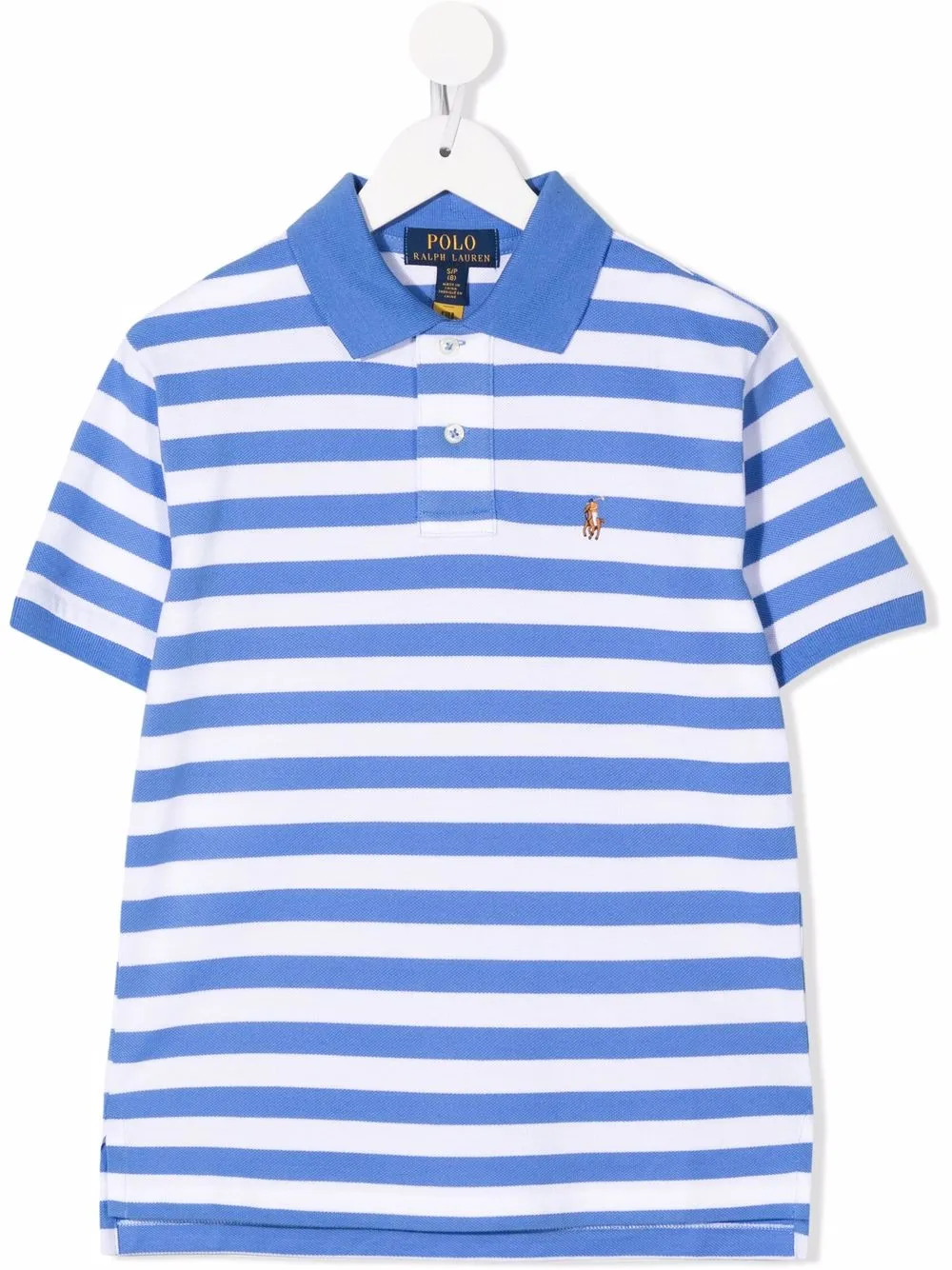 

Ralph Lauren Kids playera tipo polo manga corta - Blanco