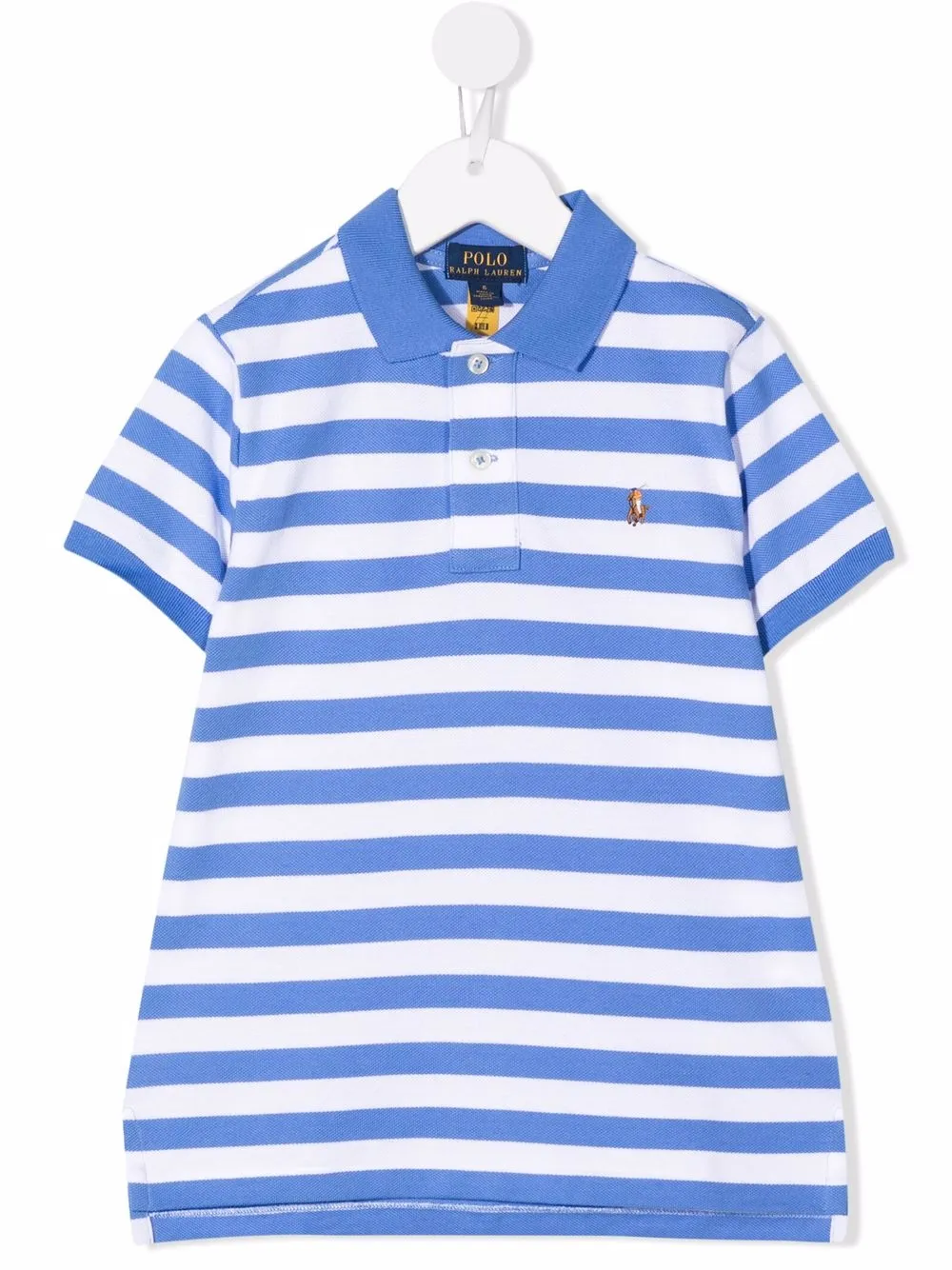 

Ralph Lauren Kids playera tipo polo manga corta - Blanco