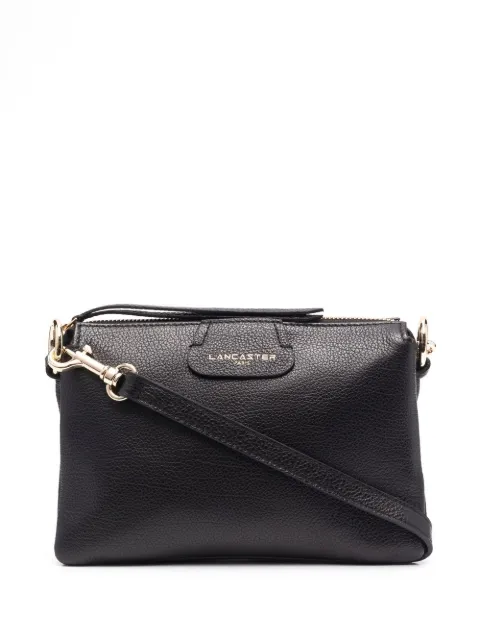 Lancaster leather logo-print shoulder bag