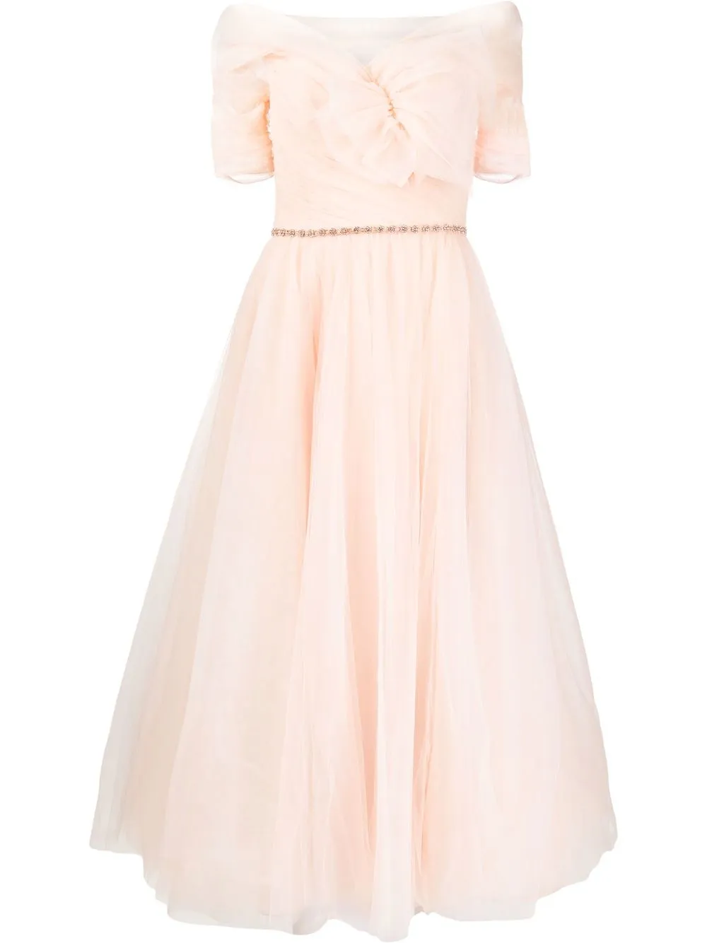 

Jenny Packham vestido con detalle de moño - Rosado
