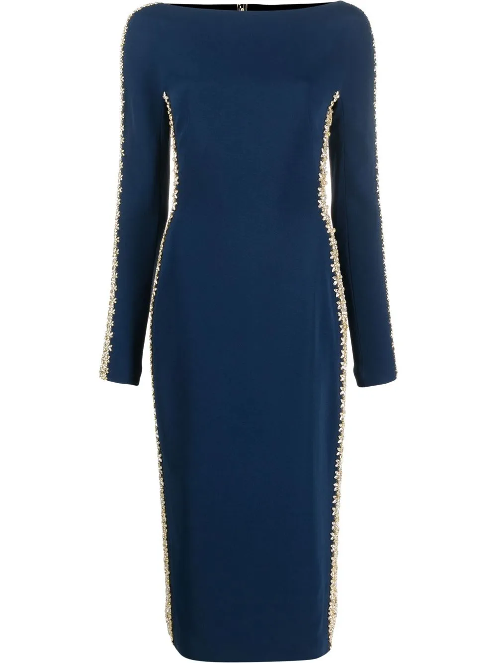 

Jenny Packham vestido midi Cosmos - Azul