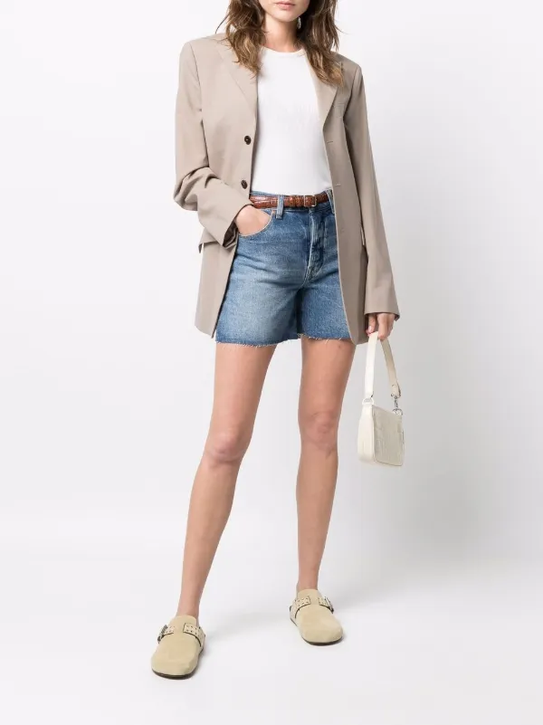 Mankind raw-cut Denim Shorts - Farfetch