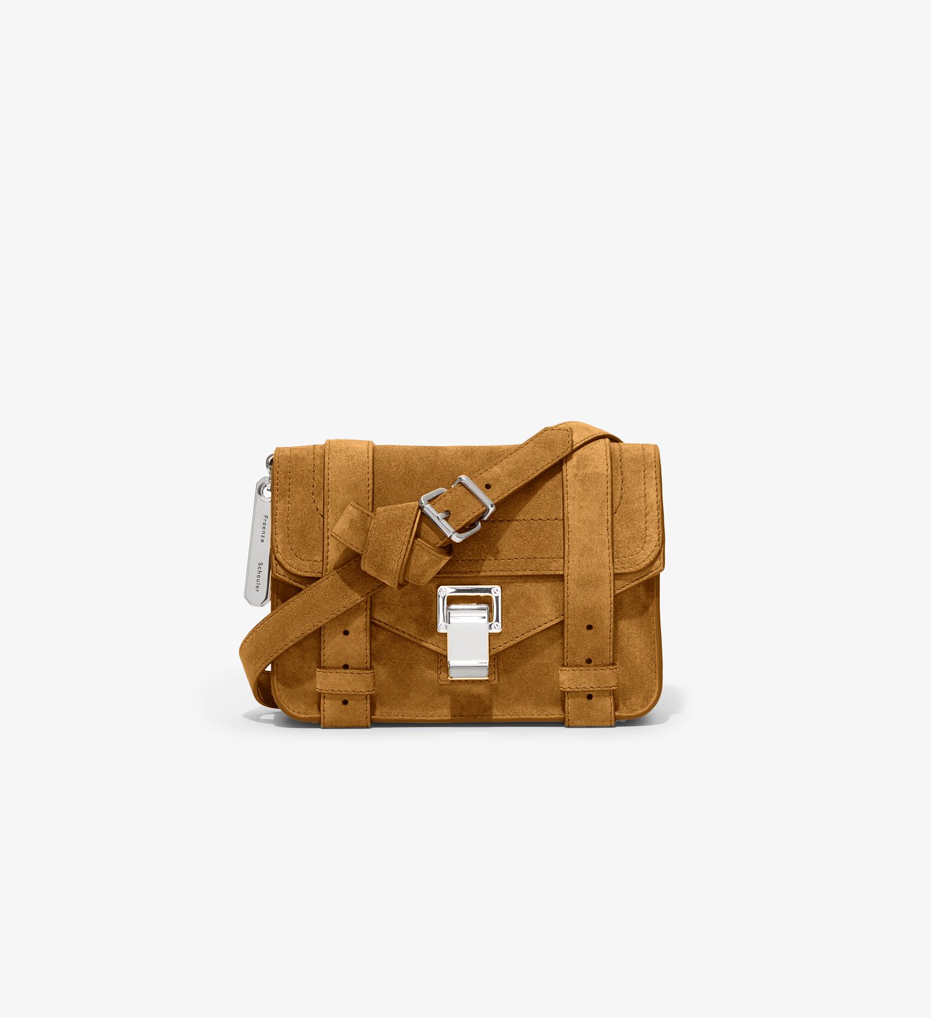 Suede PS1 Mini Crossbody Bag