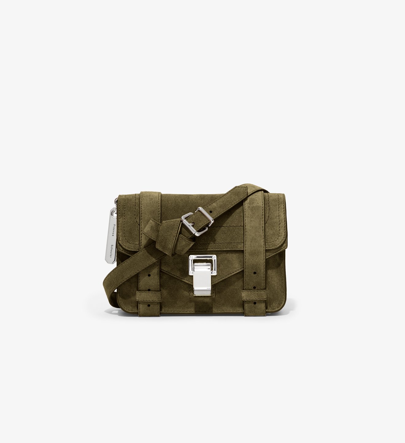 Suede PS1 Mini Crossbody Bag