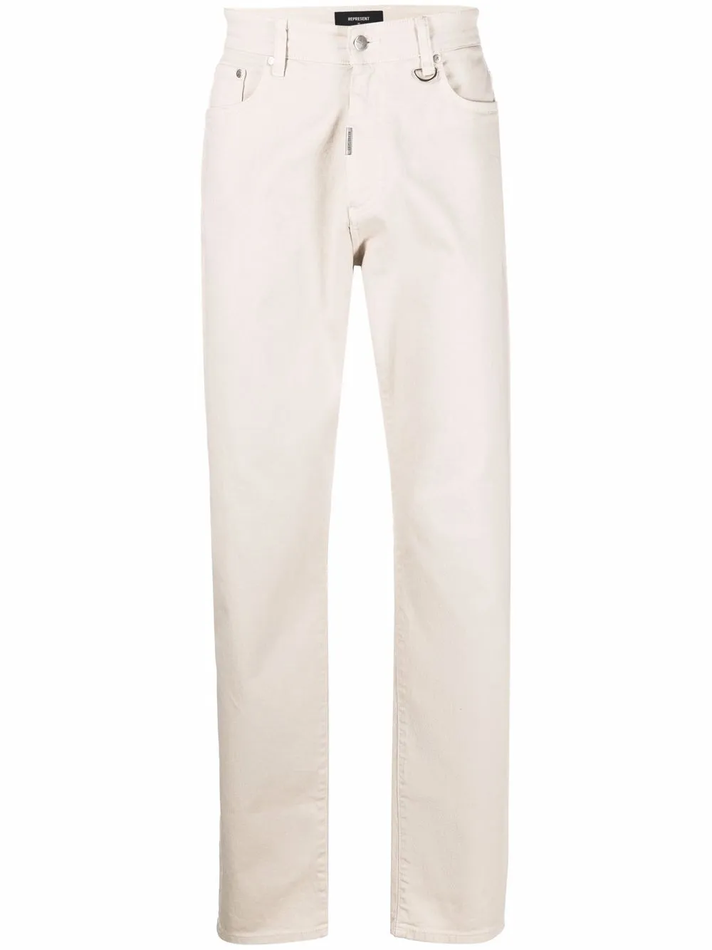 

Represent mid-rise straight-leg trousers - Neutrals