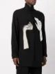 Yohji Yamamoto hand-print long-sleeve shirt