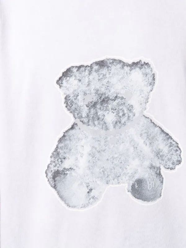 【関税込み】We11done グレー Teddy Tシャツ WE11DONE Gray Teddy Bear Long Sleeve T-Shirt – Lines Up