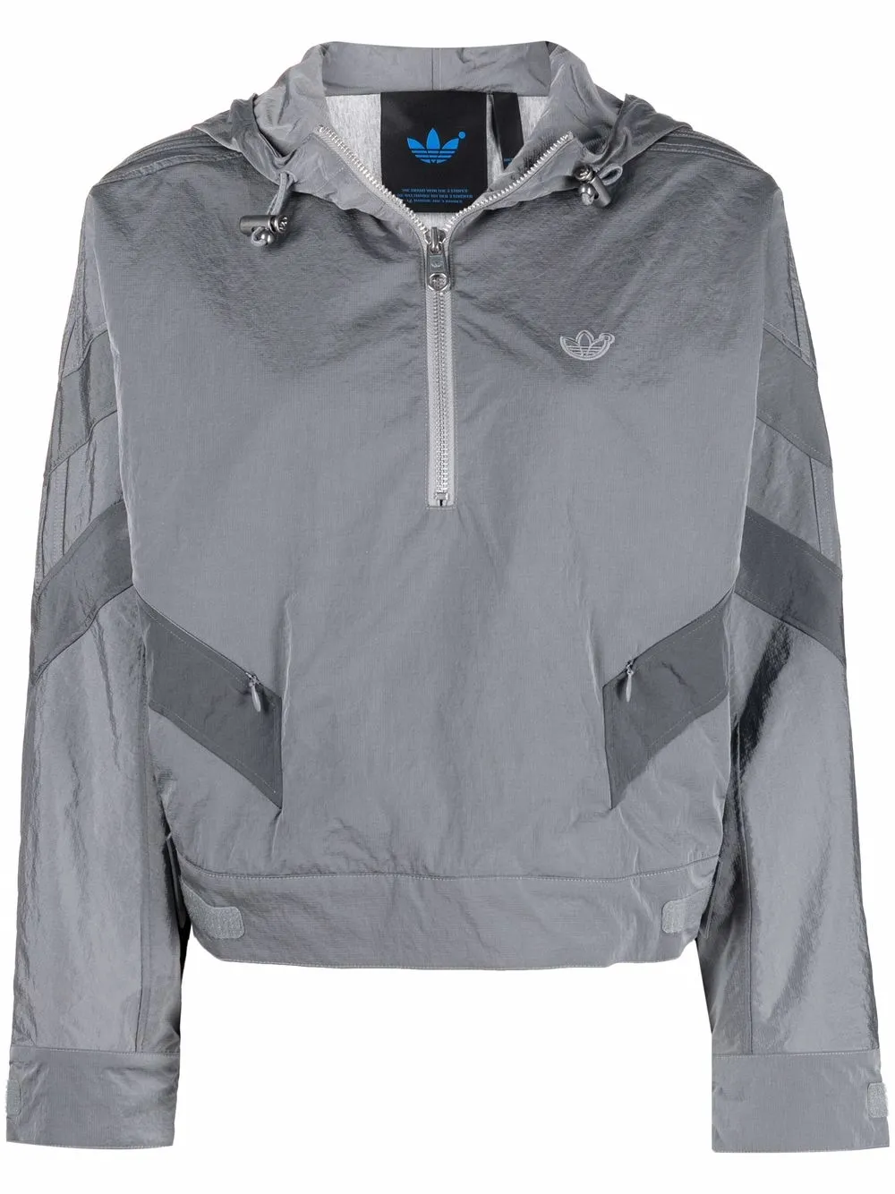 

adidas zip-up hoodie - Grey