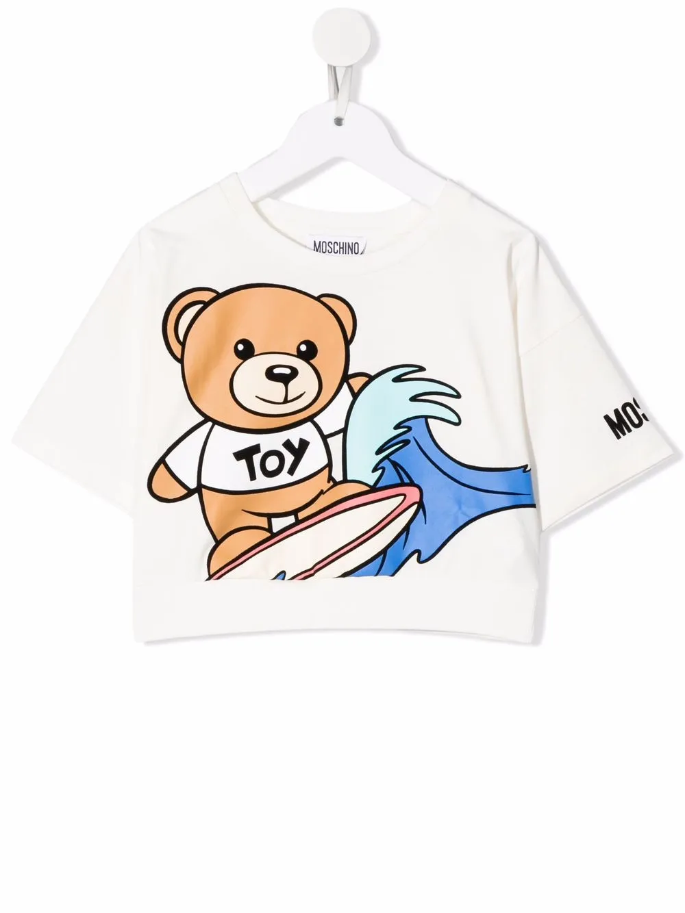 

Moschino Kids playera con motivo Teddy Bear - Blanco