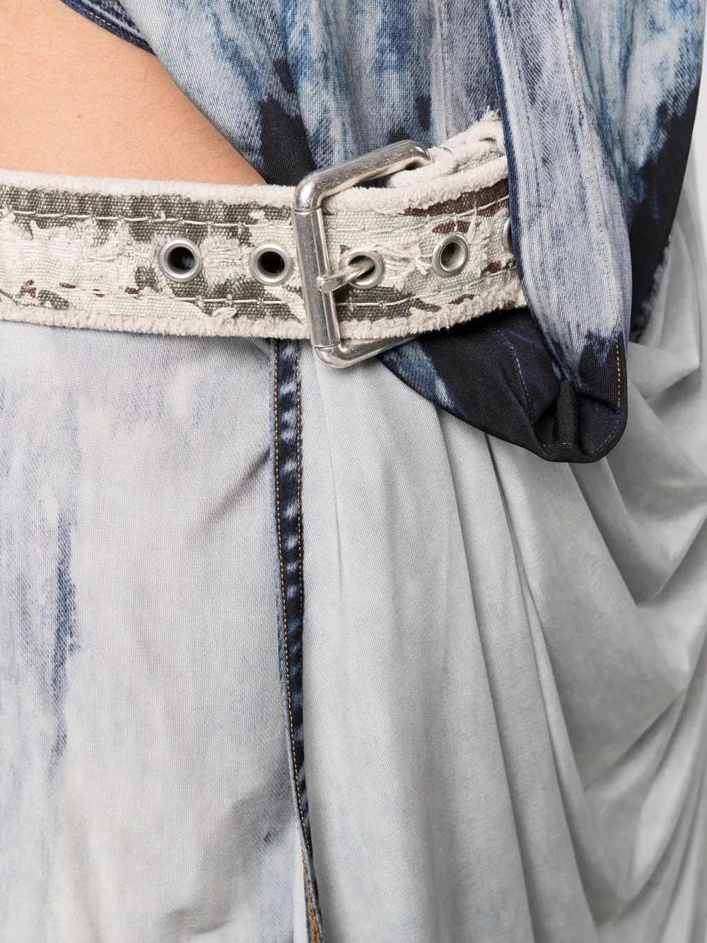 D-Hanne asymmetric denim dress