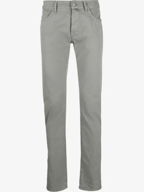 Jacob Cohën slim-cut trousers