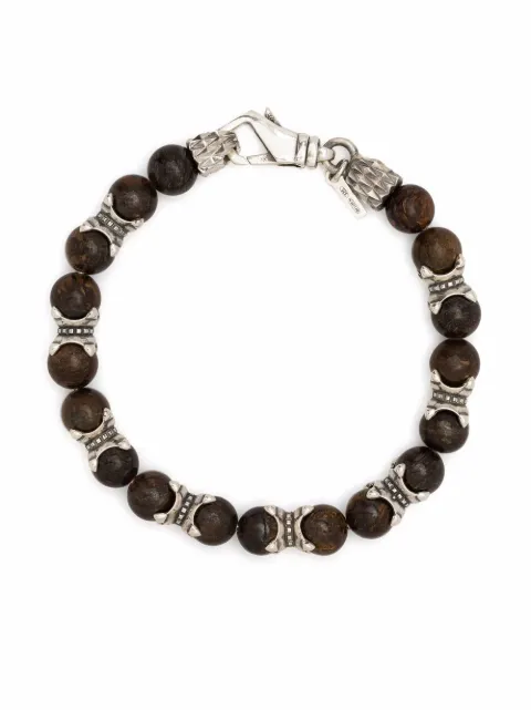 Emanuele Bicocchi tiger eye beaded bracelet