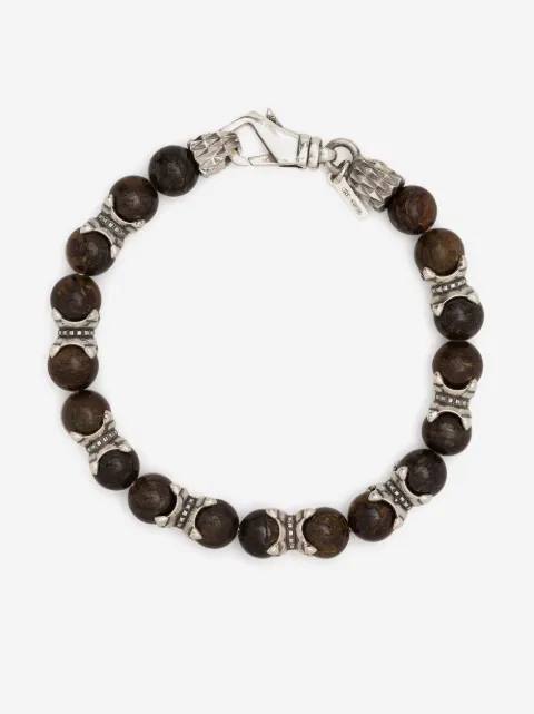 Emanuele Bicocchi tiger eye beaded bracelet