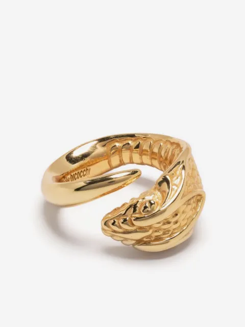 Emanuele Bicocchi Gold Plated Serpent Ring