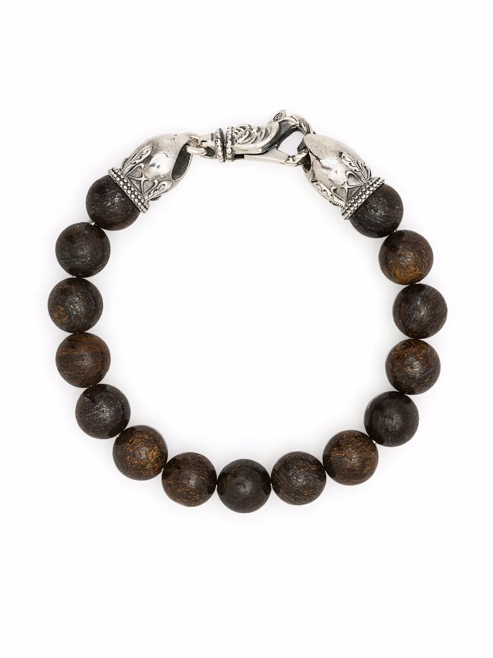 

Emanuele Bicocchi tiger eye beaded bracelet - Brown