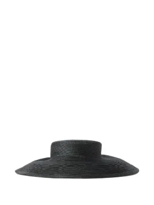 By Malene Birger woven-trim Hat | Black | FARFETCH ID