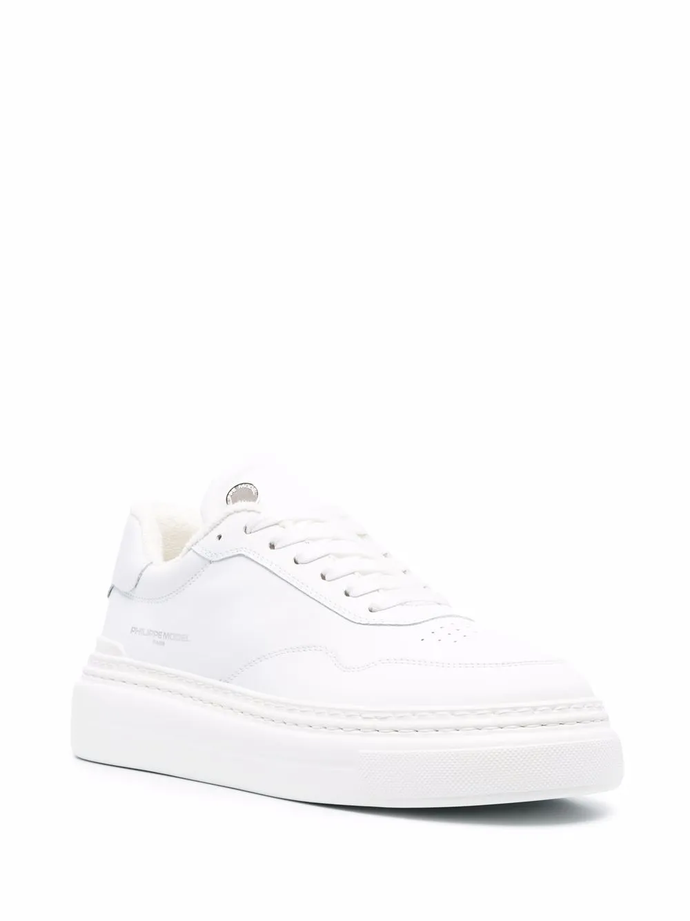 Philippe Model Paris Low-top leren sneakers - Wit