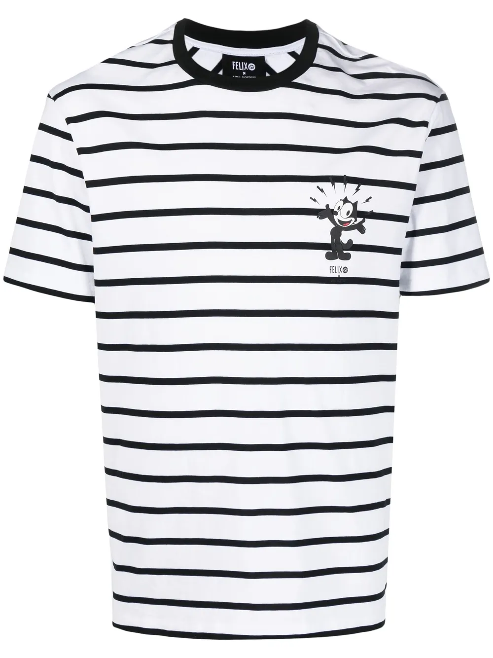 Felix the shop cat striped shirt