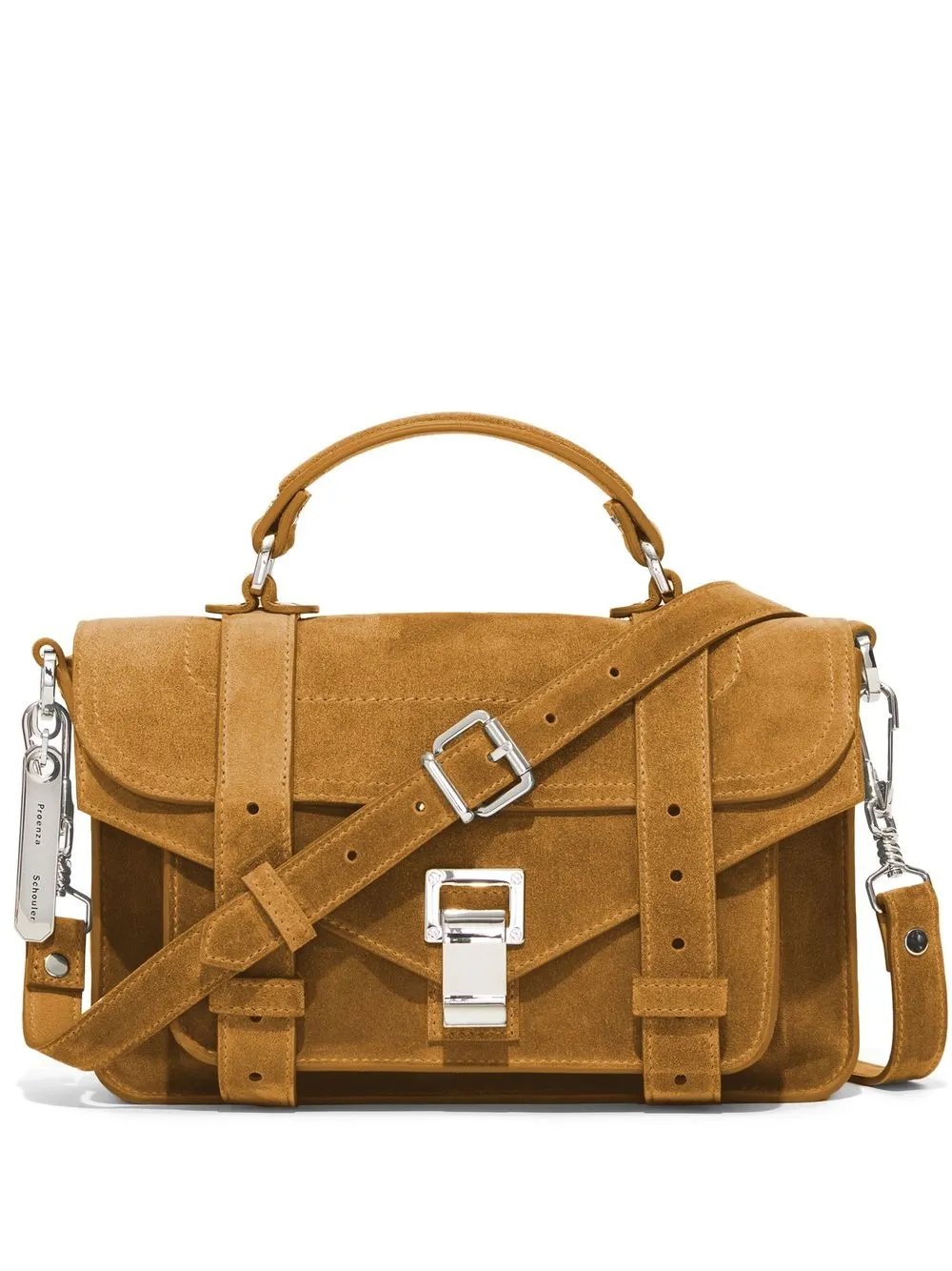 

Proenza Schouler bolsa PS1 Tiny - Marrón