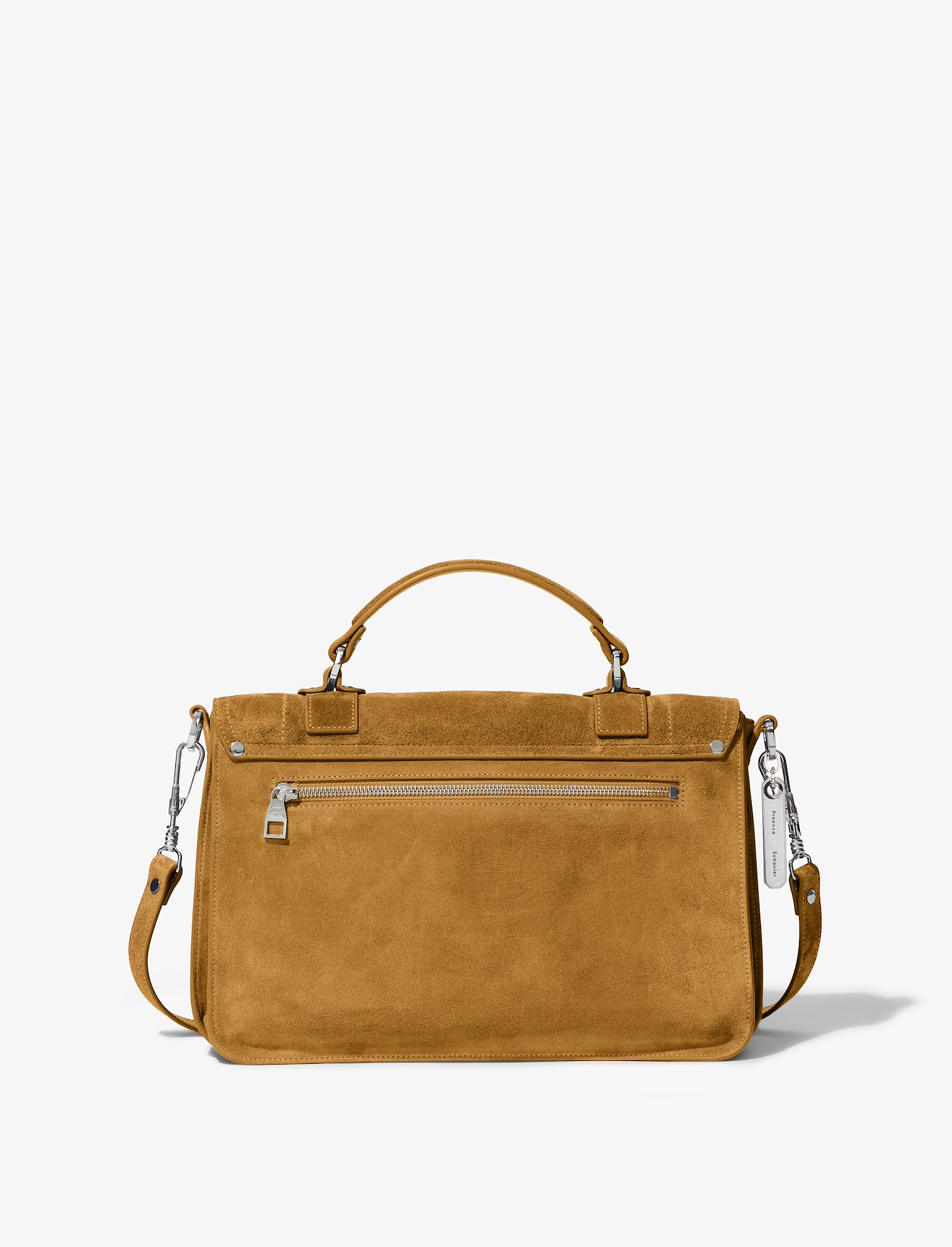 medium PS1 suede satchel bag #3