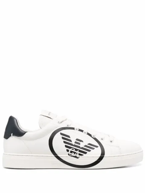 Emporio Armani logo-print low-top sneakers 