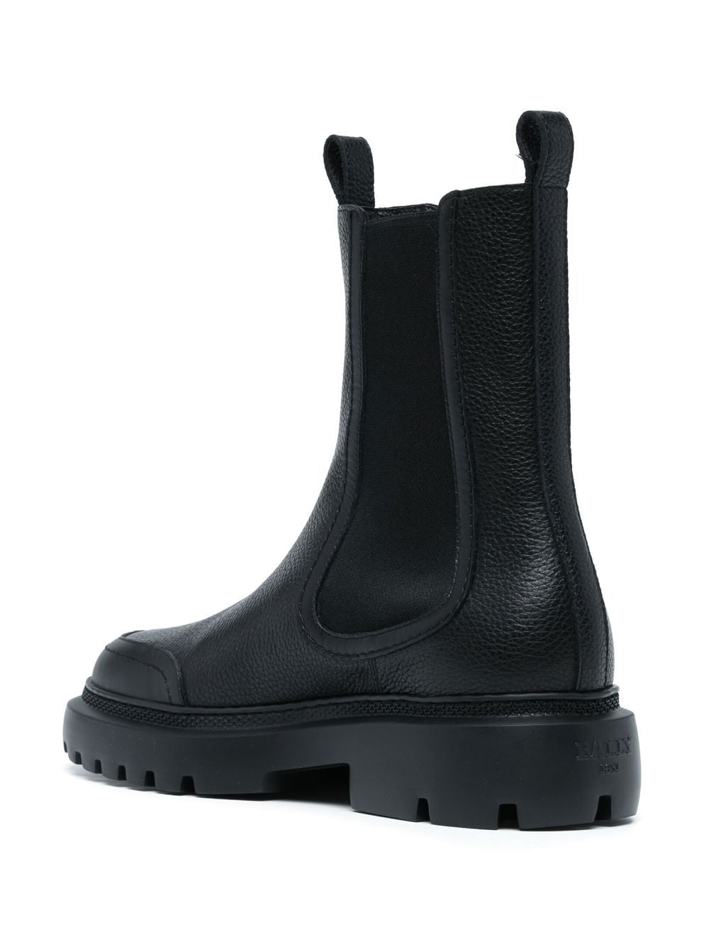 Shop Bally Ginny 30mm Leather Boots In Black