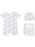 Herno Kids fish-print baby set - White