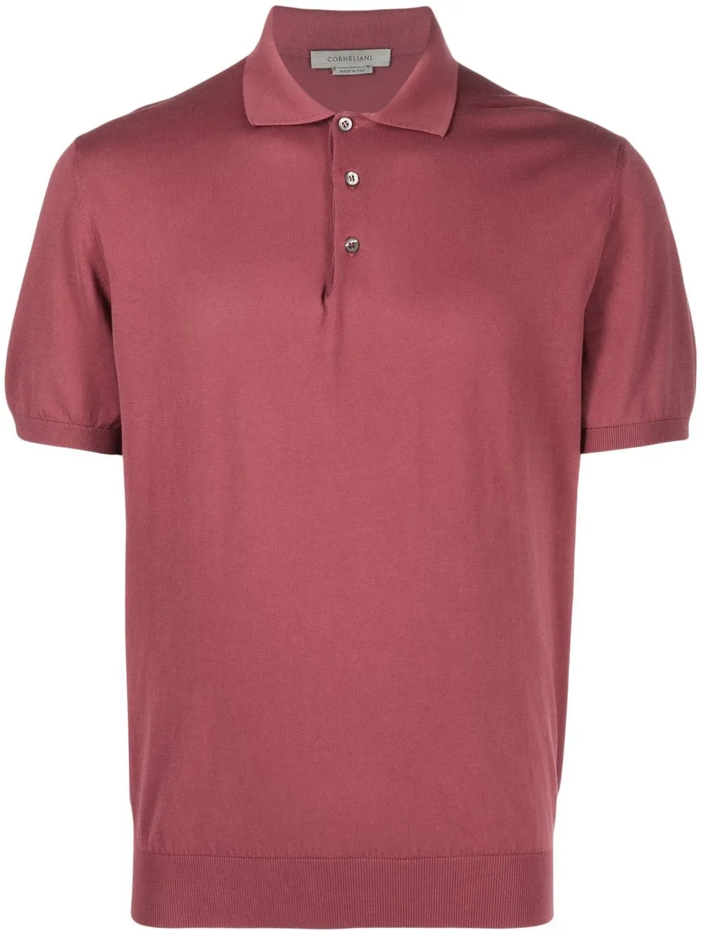 

Corneliani playera tipo polo manga corta - Rojo