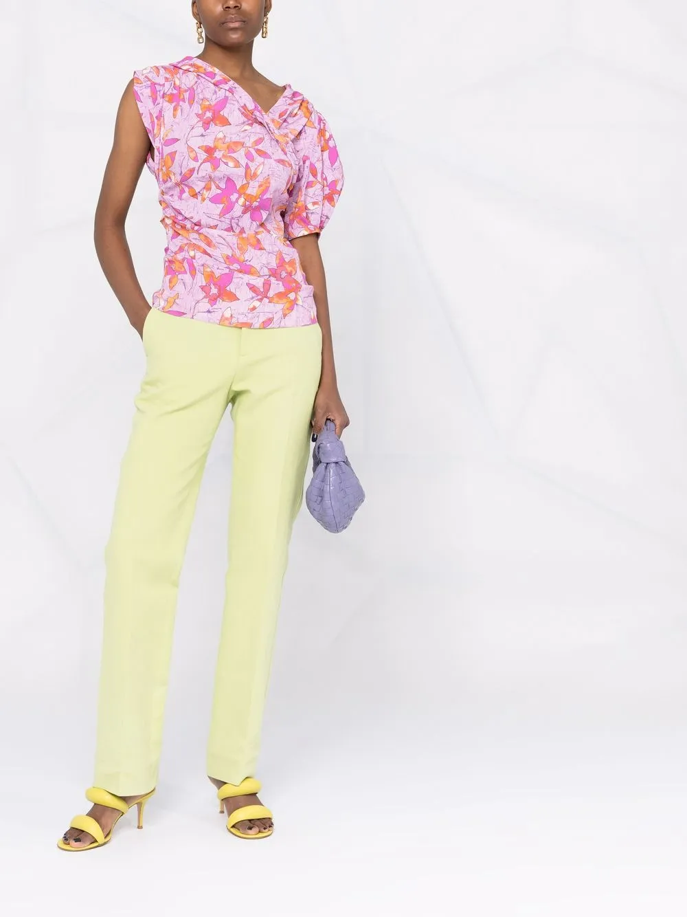 ISABEL MARANT Blouse met bloemenprint - Roze