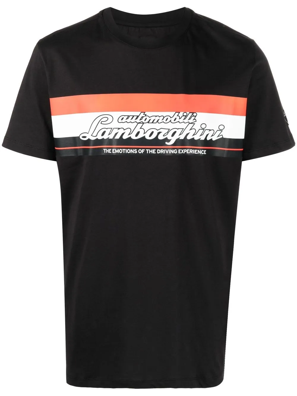 

Automobili Lamborghini logo-print short-sleeved T-shirt - Black