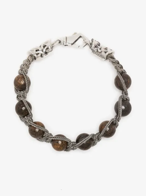 Emanuele Bicocchi braided bead bracelet