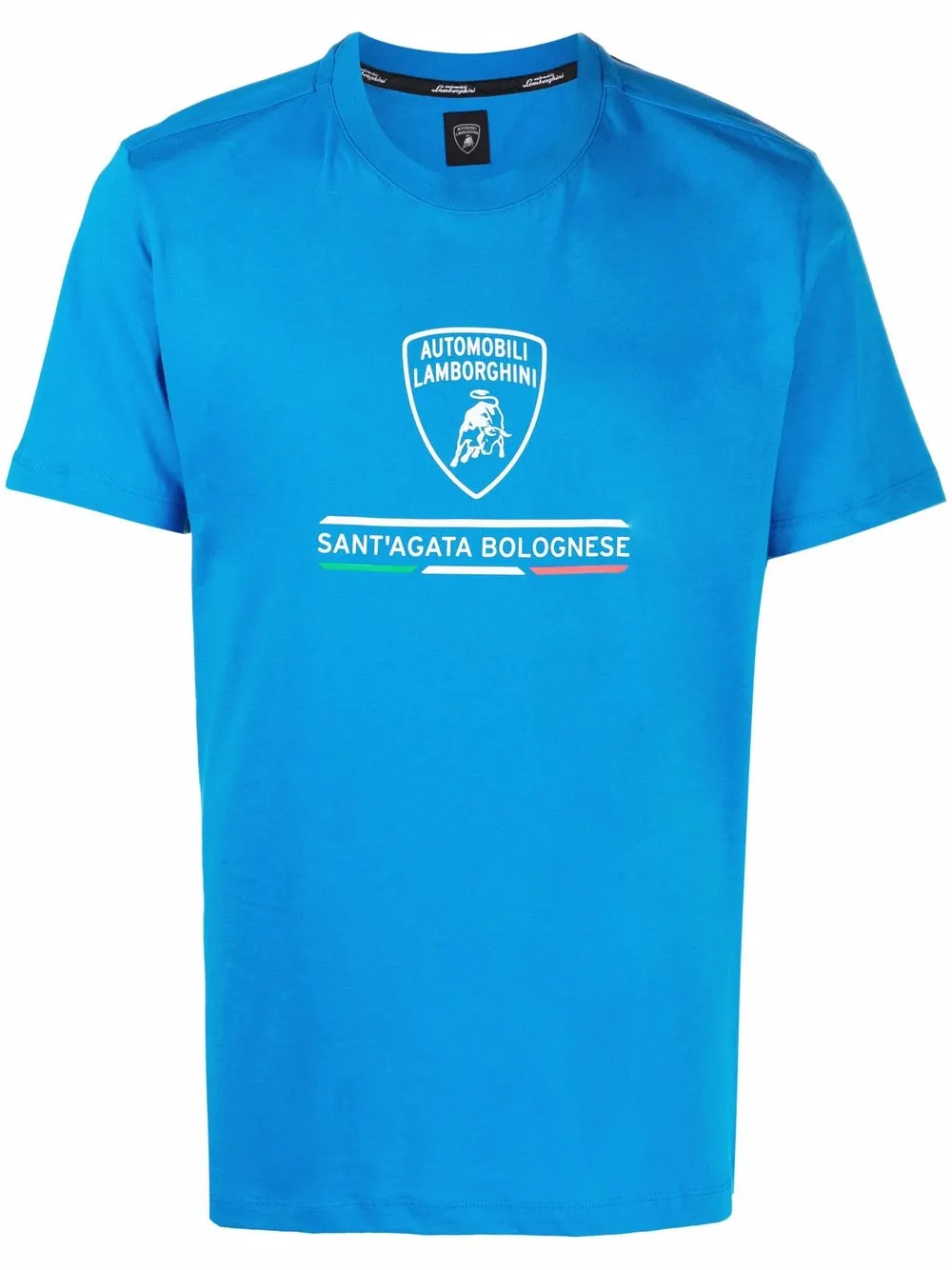 

Automobili Lamborghini logo-print T-shirt - Blue