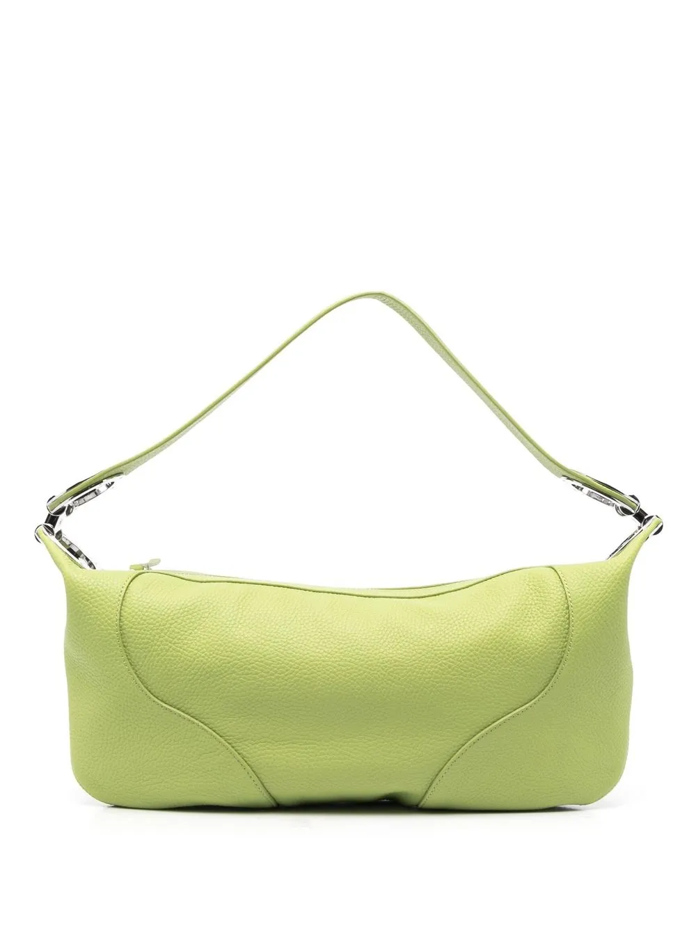 

BY FAR bolsa de hombro texturizada - Verde