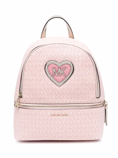 Michael Kors Kids شنطة ظهر بسحاب وشعار الماركة