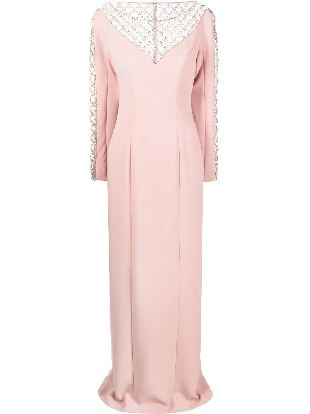 

Jenny Packham vestido de fiesta con cuentas - Rosado