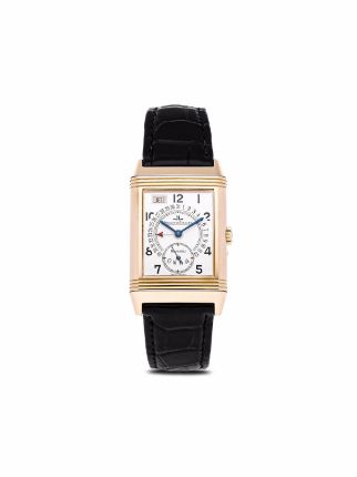 Jaeger LeCoultre pre owned Reverso Date French 42mm Farfetch