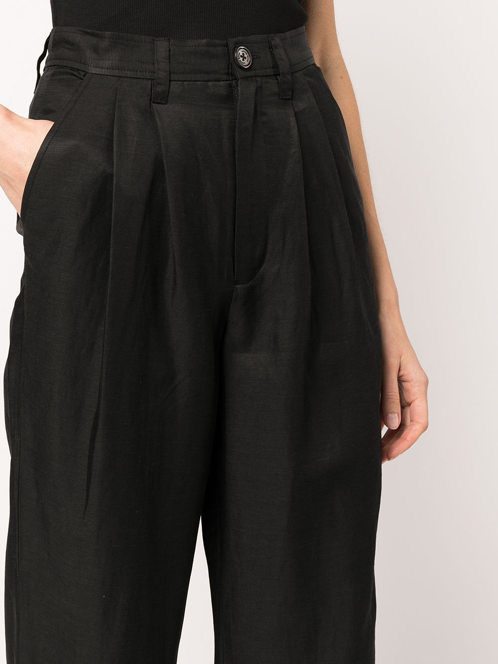 ANINE BING Carrie straight-leg Tailored Trousers - Farfetch