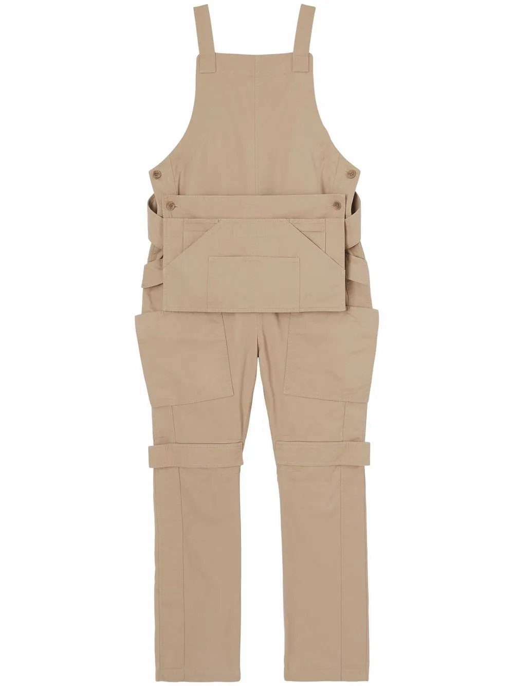 

Burberry bib-front jumpsuit - Neutrals