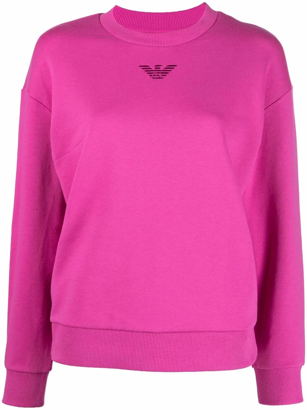 

Emporio Armani sudadera con logo estampado - Rosado