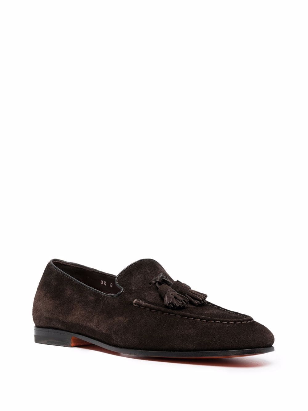 Santoni Loafers met kwastje - Bruin