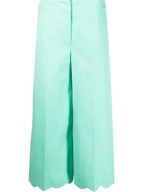 Moschino high-waist cropped trousers