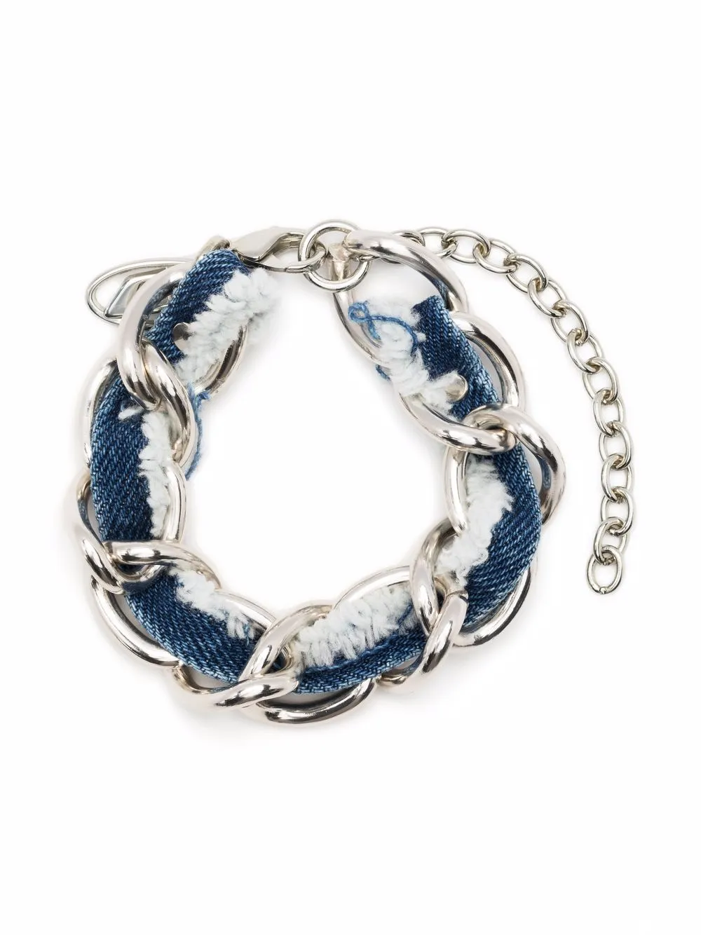 

Diesel pulsera de cadena con mezclilla - Azul