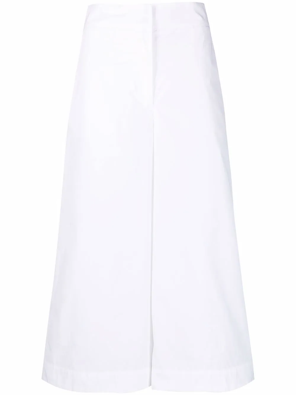 

MSGM pantalones de vestir capri anchos - Blanco